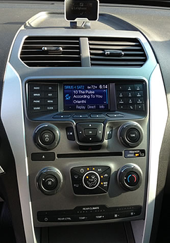 2012 Ford Explorer installed a Novero, The TrulyOne A2DP Bluetooth Audio and Media streaming interface